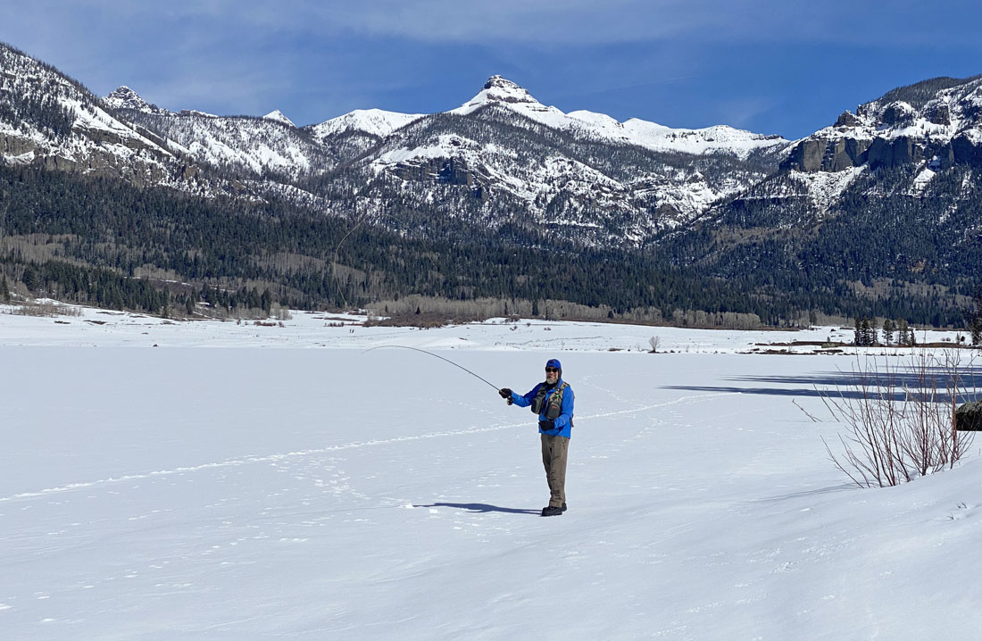 Fly-fishing was slow up at Williams today! – pic taken 3/28/2024