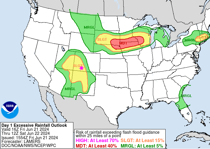 Round 2 of Heavy Showers & Thunderstorms! 7 Excessive Rain