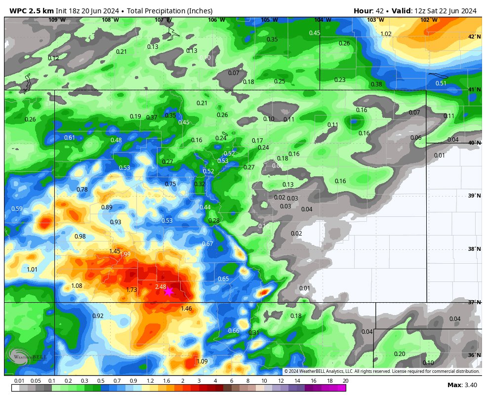 WPC Precip 20 June 24