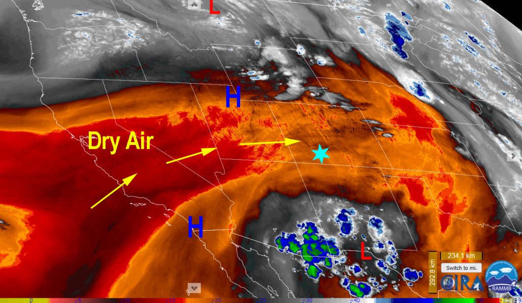 Where are My Cooling Afternoon Showers? 4 Satellite 28 Jul 4pm