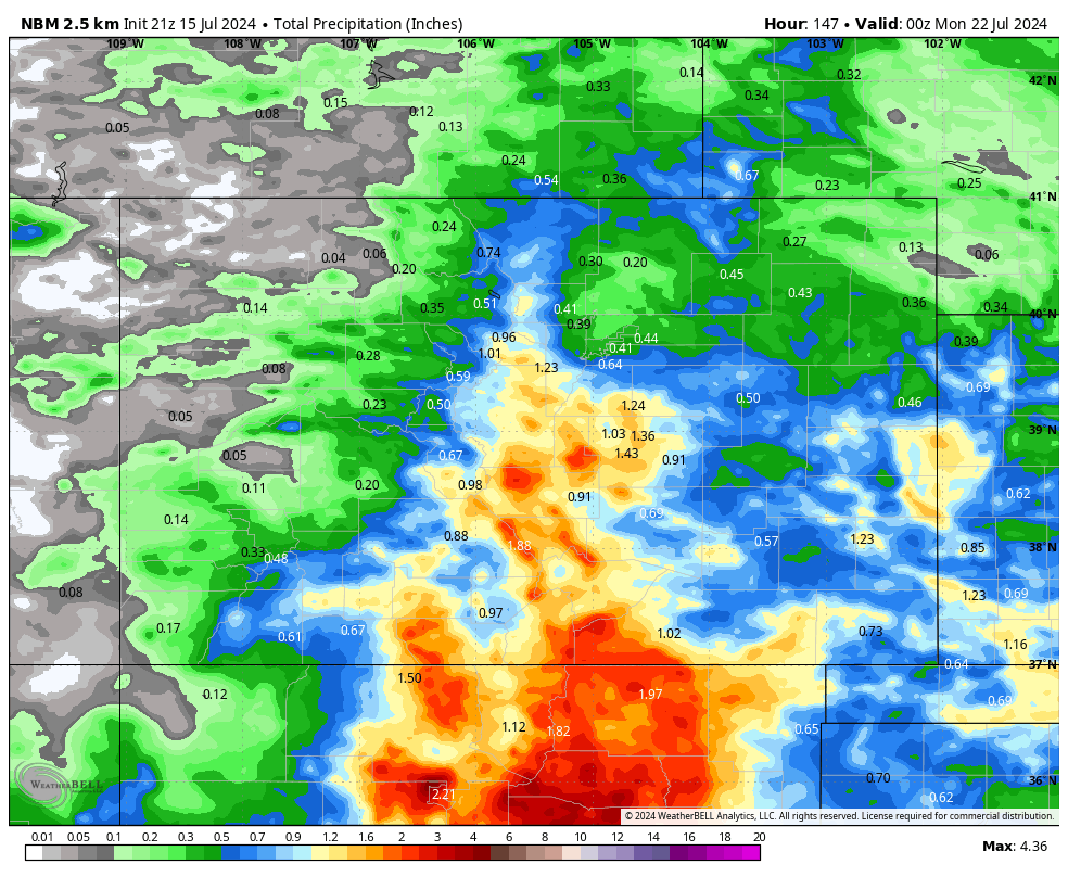 nbm conus colorado total precip inch 1606400