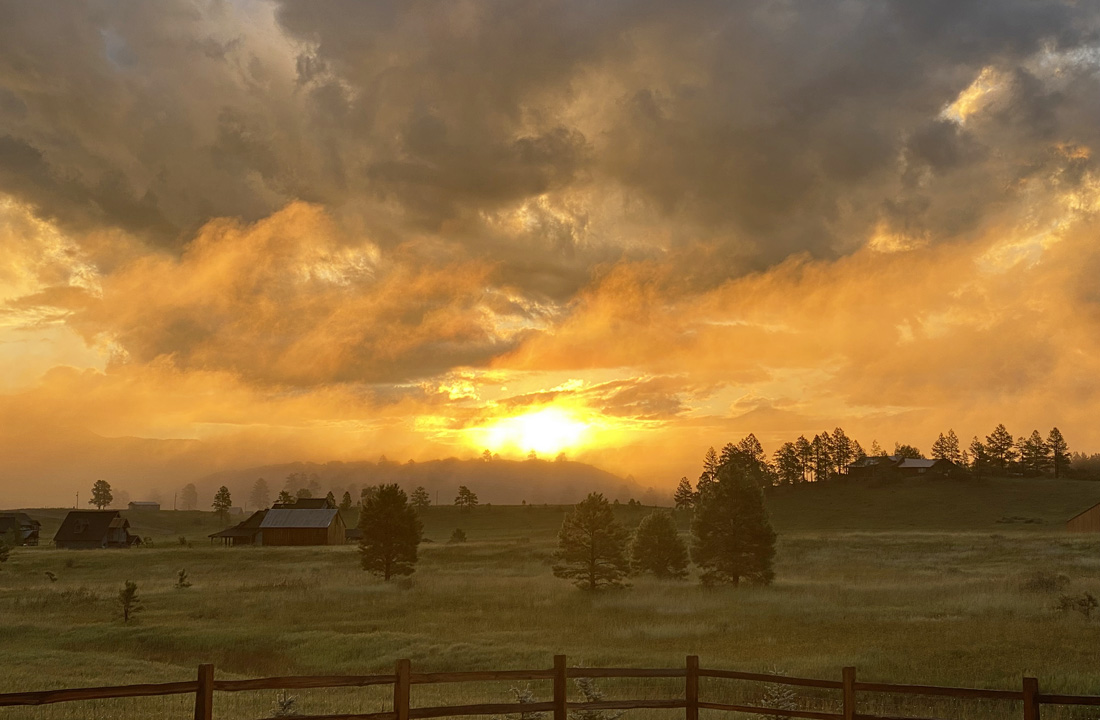 A spectacular sunrise painted by Mother Nature! - pic taken 8/11/2024
