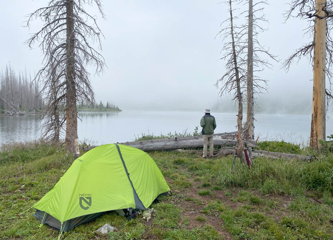 A foggy morning at a high-country lake - pic taken 8/21/2024