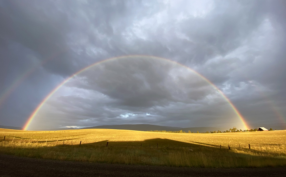 Another beautiful morning rainbow! - pic taken 9/16/2024