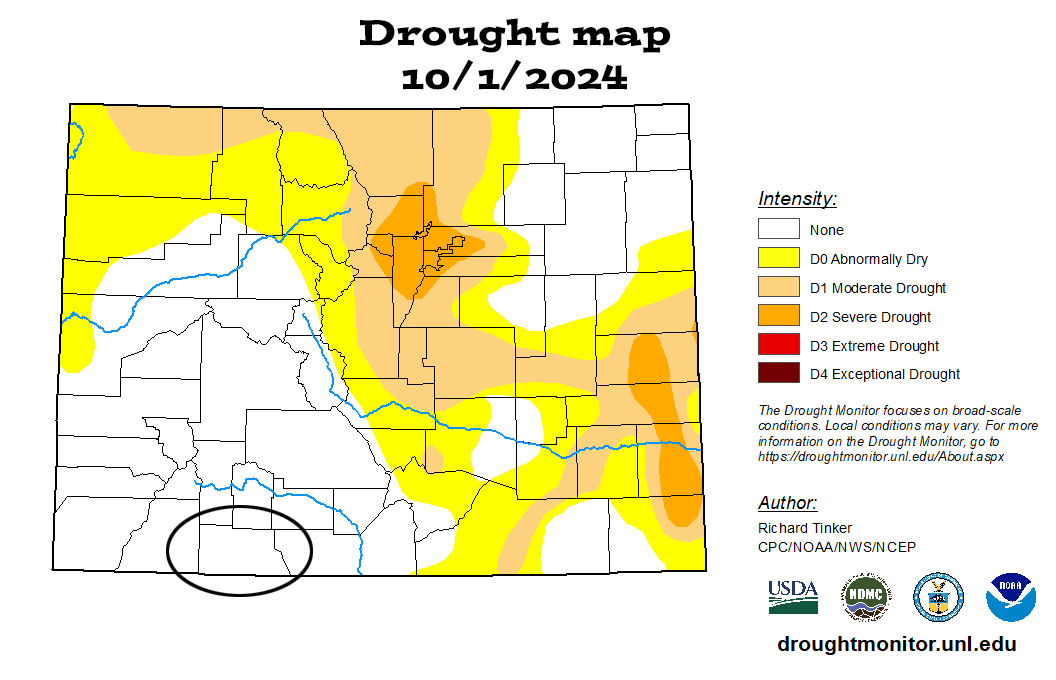 The drought map looks good for Southwest Colorado!