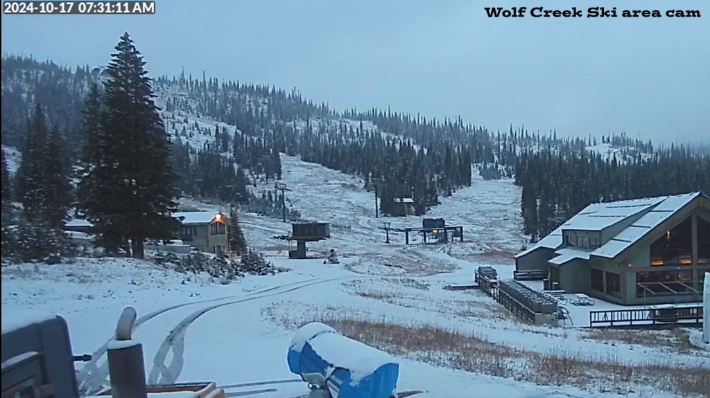 Mountain snow and mostly valley rain into Sunday afternoon… 2 The snow level was around 10,500ft. Wolf Creek got 2-3” of snow.