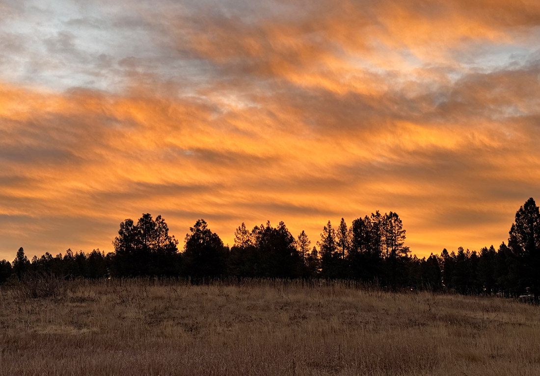 A colorful Pagosa Country sunrise – pic taken 12/16/2024