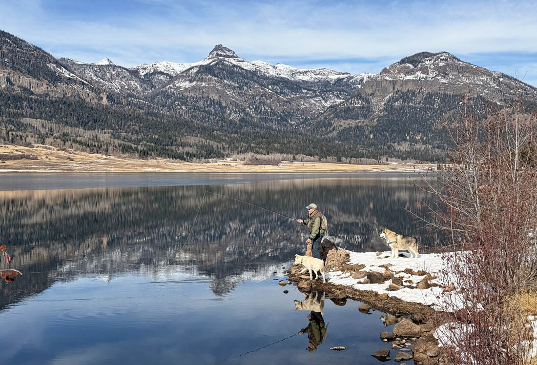 Open water in December and great weather – it’s time to fish! – Pic taken 12/3/2024