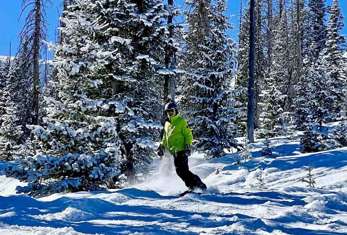 4” of new snow and perfect weather up at Wolf Creek on Wednesday – Pic taken 1/8/2025 by Felipe