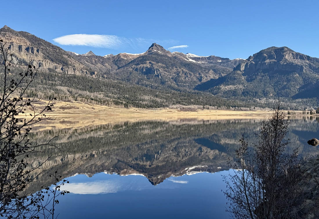 Beautiful morning reflection on the lake – pic taken 4/12/2025