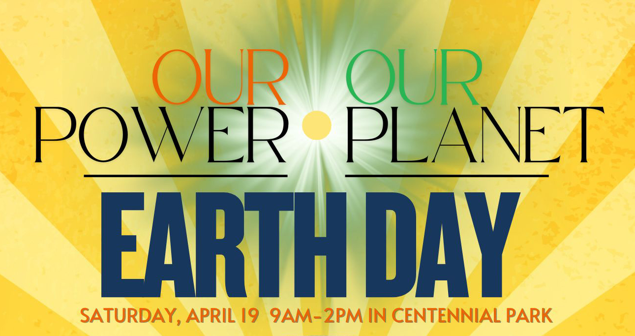Sign for Earth Day
