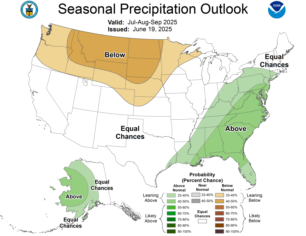 The '25 Monsoon Forecast for Pagosa - July Update! 11 off01 prcp