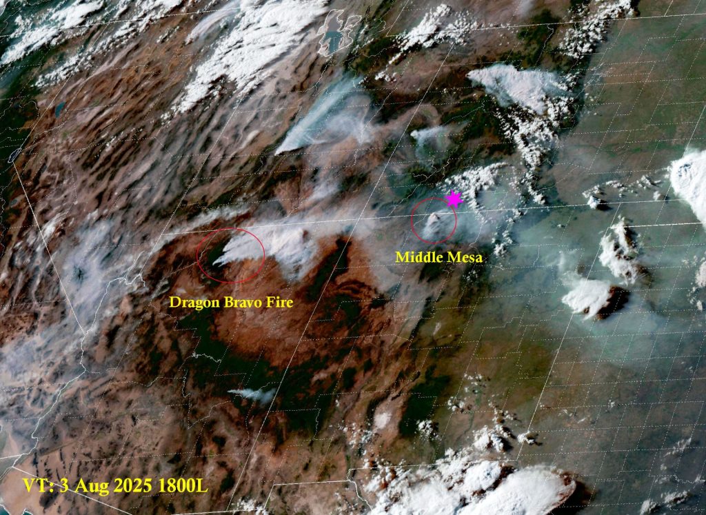 Dry through Wednesday with smoke... 2 4 Aug Smoke 1
