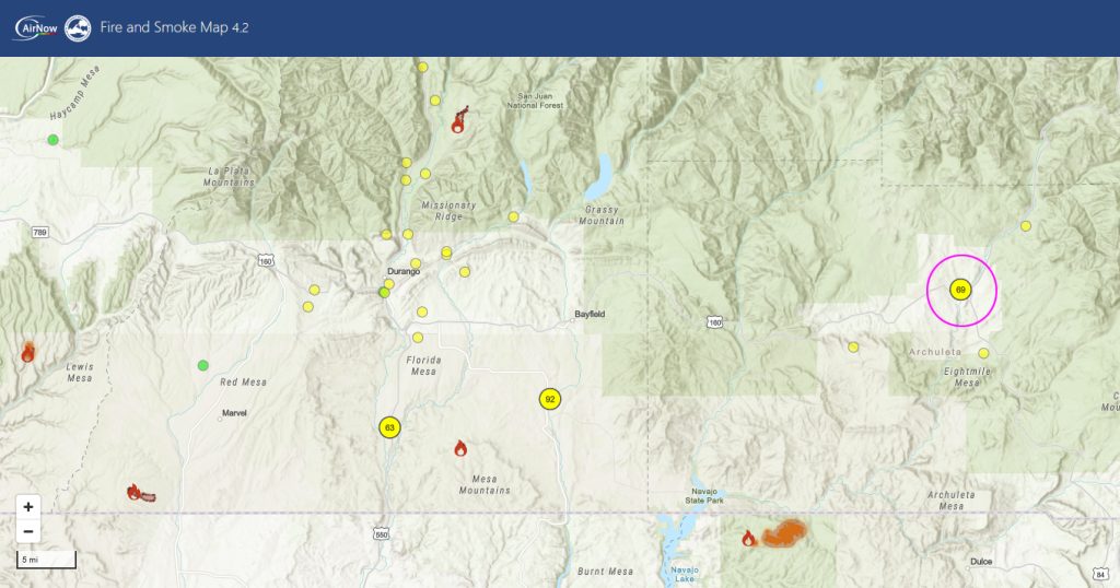 Dry through Wednesday with smoke... 1 Air