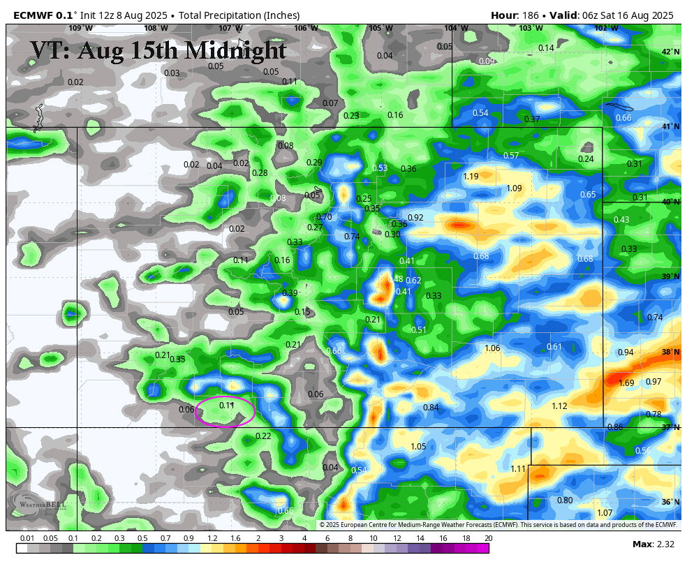 Aug 15th precip