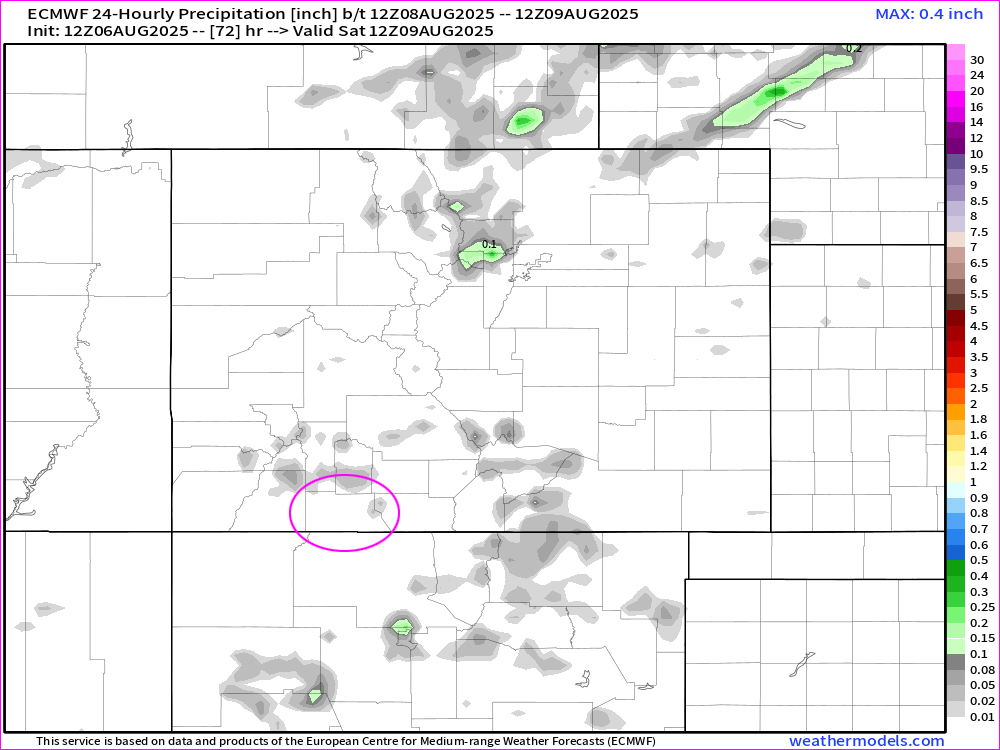 Friday precip
