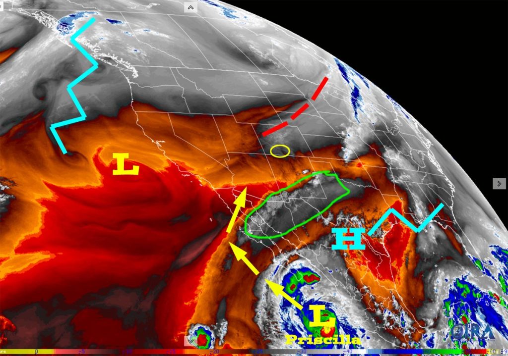 Tropical Storm Priscilla Wrap-Up 2 6 Oct 2025 pm satellite
