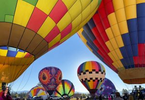 Balloons being blown up