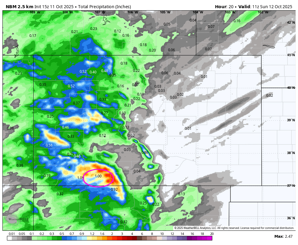 Did You Get Enough Rain Yet? More Today! 7 Sun am Precip