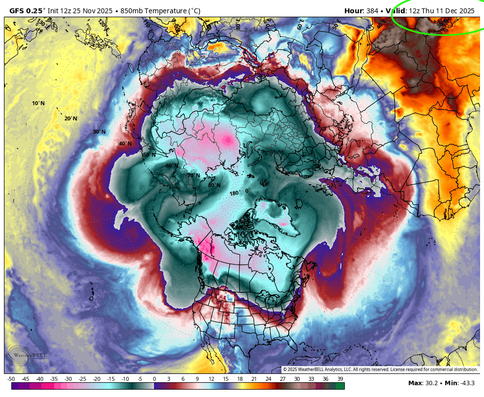 Pagosa Weather's Winter Outlook 2025/2026 23 AO 11 Dec