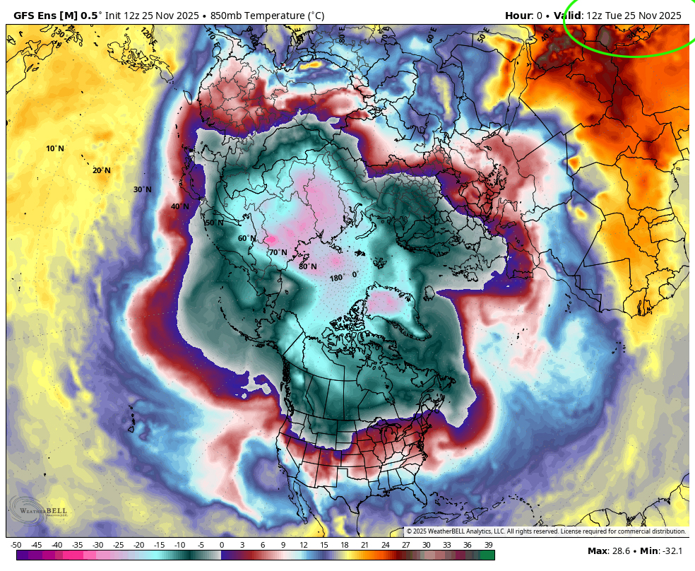 Pagosa Weather's Winter Outlook 2025/2026 22 AO 25 Nov