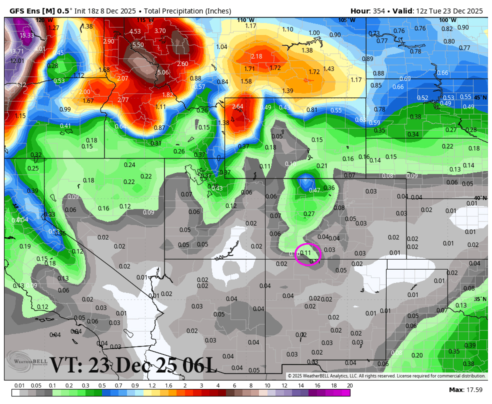 GFS 23 Dec 12z