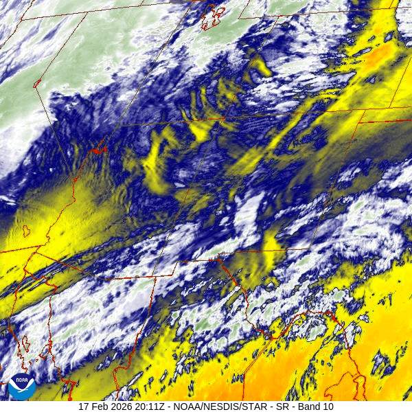 More snow and wind Wednesday - more snow Friday… 1 Water vapor satellite loop roughly 1pm to 2pm Tuesday – Strong, moist, unstable flow, and orographic lift are causing bands of showers, mostly of the mountains. Tomorrow’s storm is impacting CA now.
