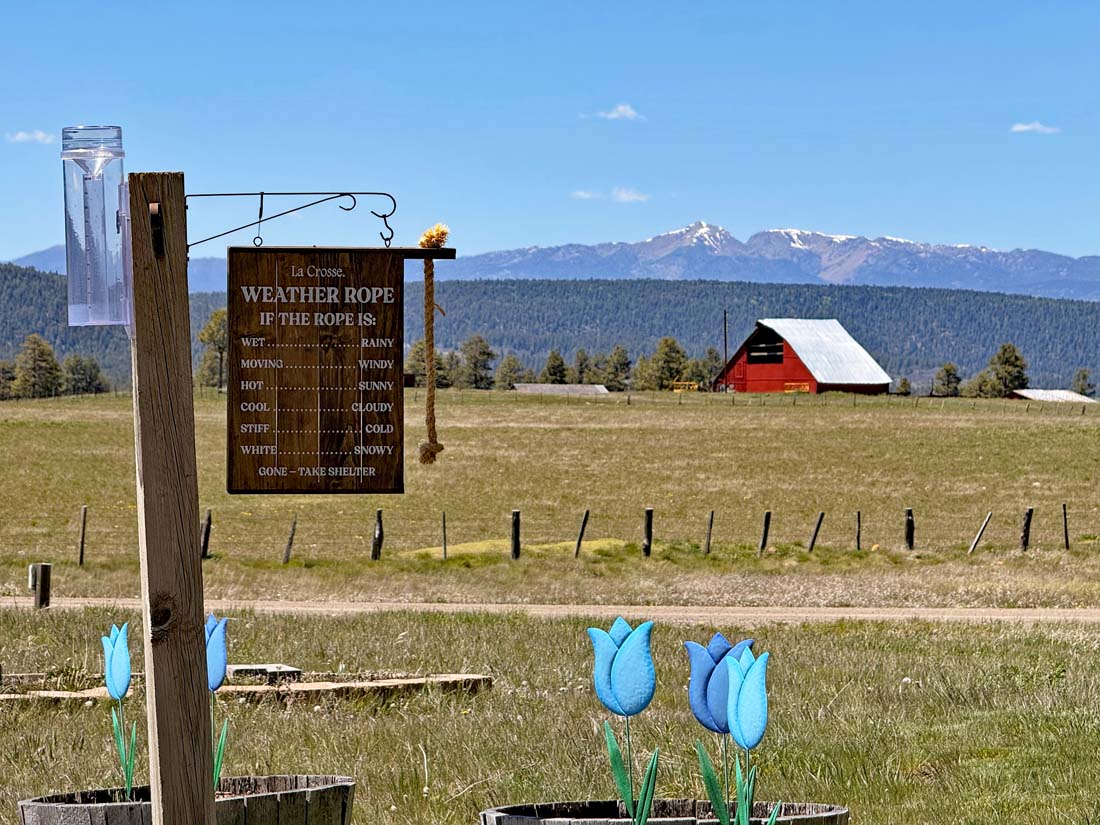 The weather rope indicates it’s breezy. Temps are pleasant and there is a bunch of blue sky. – pic taken 5/11/2026