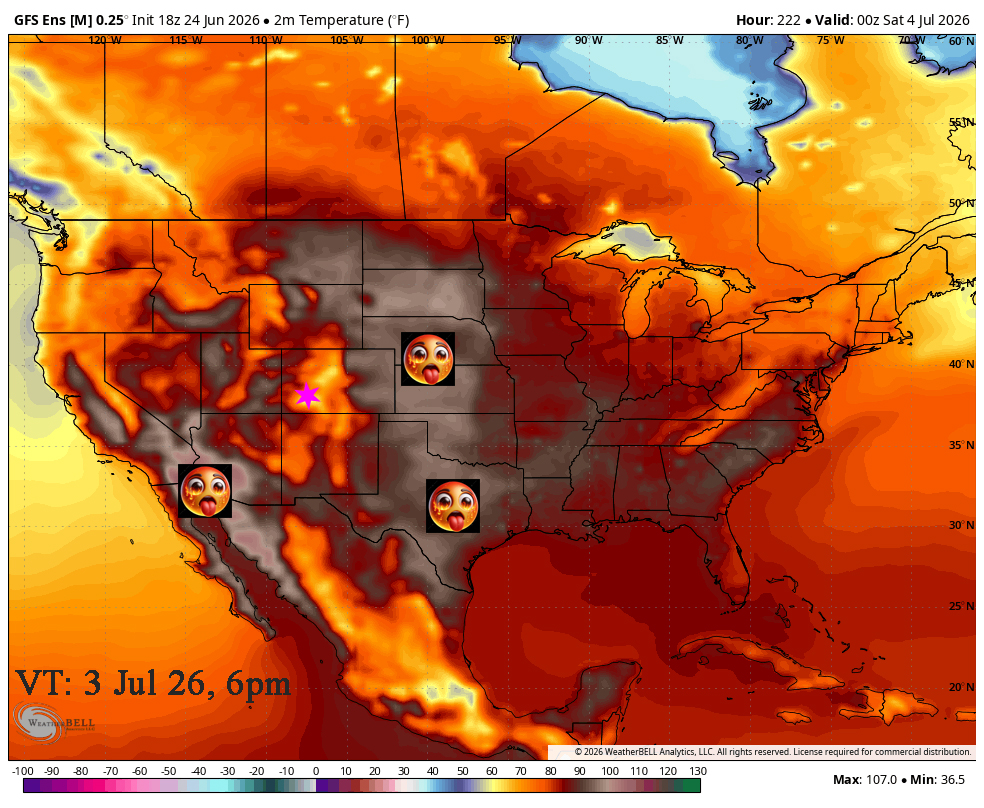Rain + Thunderstorms today, Thursday & Friday! 5 Surface