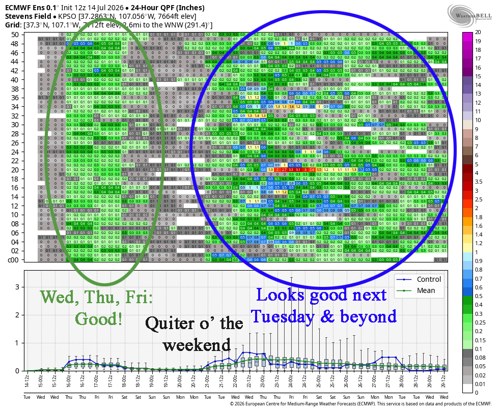 Euro 24 hr QPF