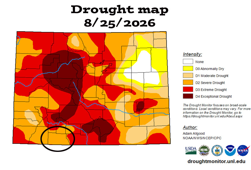 "Severe drought" conditions persist across Archuleta County.